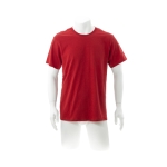 T-shirts publicitaires à manches courtes en coton 130 g/m² Keya couleur rouge deuxième vue