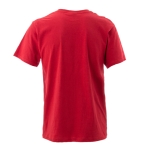 T-shirts publicitaires à manches courtes en coton 130 g/m² Keya couleur rouge