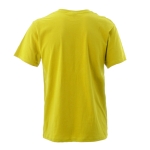 T-shirts publicitaires à manches courtes en coton 130 g/m² Keya couleur jaune