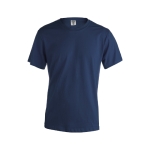 T-shirts publicitaires à manches courtes en coton 130 g/m² Keya couleur bleu marine première vue