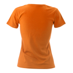T-shirts avec logo pour femmes en coton 150 g/m² Keya couleur orange