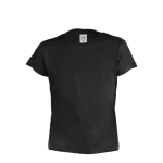 T-shirt pour enfants très économique en coton 135 g/m² couleur noir première vue