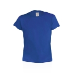 T-shirt pour enfants très économique en coton 135 g/m² couleur bleu première vue