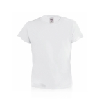 T-shirt pour enfants très économique en coton 135 g/m² couleur blanc première vue