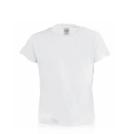 T-shirt pour enfants très économique en coton 135 g/m² couleur blanc première vue