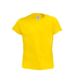 T-shirt pour enfants très économique en coton 135 g/m² couleur jaune