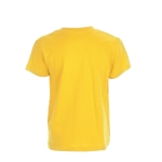 T-shirt pour enfants très économique en coton 135 g/m² couleur jaune