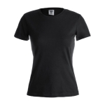 T-shirts de merchandising pour femmes 100% coton 180 g/m² Keya couleur noir