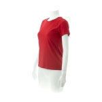 T-shirts de merchandising pour femmes 100% coton 180 g/m² Keya couleur rouge troisième vue