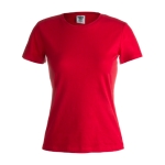 T-shirts de merchandising pour femmes 100% coton 180 g/m² Keya couleur rouge