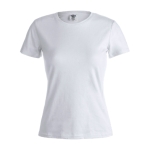 T-shirts de merchandising pour femmes 100% coton 180 g/m² Keya couleur blanc première vue