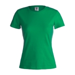 T-shirts de merchandising pour femmes 100% coton 180 g/m² Keya couleur vert première vue