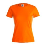 T-shirts de merchandising pour femmes 100% coton 180 g/m² Keya couleur orange