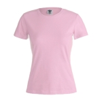 T-shirts de merchandising pour femmes 100% coton 180 g/m² Keya couleur rose