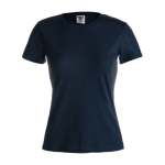 T-shirts de merchandising pour femmes 100% coton 180 g/m² Keya couleur bleu foncé