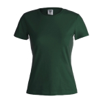 T-shirts de merchandising pour femmes 100% coton 180 g/m² Keya couleur vert foncé