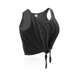 Débardeur pour femmes en polyester 130 g/m² couleur noir première vue