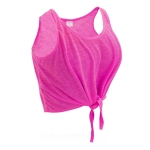 Débardeur pour femmes en polyester 130 g/m² couleur fuchsia fluorescent