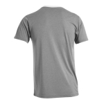 T-shirt technique bicolore sublimé en polyester 135 g/m² MKT Troser couleur blanc