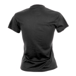 T-shirts de sport personnalisés en polyester 135 g/m² MKT couleur noir