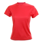 T-shirts de sport personnalisés en polyester 135 g/m² MKT couleur rouge