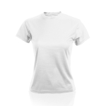 T-shirts de sport personnalisés en polyester 135 g/m² MKT couleur blanc première vue