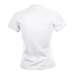 T-shirts de sport personnalisés en polyester 135 g/m² MKT couleur blanc