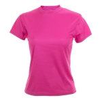 T-shirts de sport personnalisés en polyester 135 g/m² MKT couleur rose