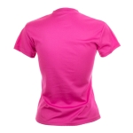 T-shirts de sport personnalisés en polyester 135 g/m² MKT couleur rose