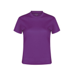 T-shirts de sport personnalisés en polyester 135 g/m² MKT couleur violet première vue