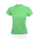 T-shirts de sport personnalisés en polyester 135 g/m² MKT couleur vert clair première vue