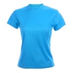 T-shirts de sport personnalisés en polyester 135 g/m² MKT couleur bleu ciel première vue