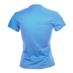 T-shirts de sport personnalisés en polyester 135 g/m² MKT couleur bleu ciel
