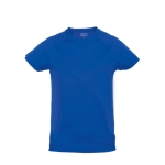 T-shirts de sport pour enfants en polyester respirant 135 g/m² MKT couleur bleu