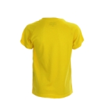 T-shirts de sport pour enfants en polyester respirant 135 g/m² MKT couleur jaune