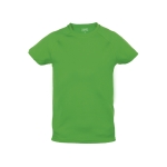 T-shirts de sport pour enfants en polyester respirant 135 g/m² MKT couleur vert première vue