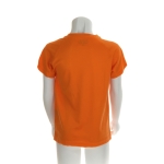 T-shirts de sport pour enfants en polyester respirant 135 g/m² MKT couleur orange quatrième vue