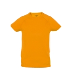 T-shirts de sport pour enfants en polyester respirant 135 g/m² MKT couleur orange première vue