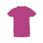 T-shirts de sport pour enfants en polyester respirant 135 g/m² MKT couleur rose première vue