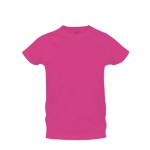 T-shirts de sport pour enfants en polyester respirant 135 g/m² MKT couleur rose première vue