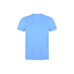 T-shirts de sport pour enfants en polyester respirant 135 g/m² MKT couleur bleu ciel première vue