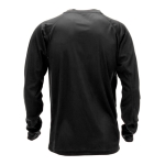T-shirt technique à manches longues en polyester 135 g/m² MKT Maik couleur noir