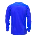 T-shirt technique à manches longues en polyester 135 g/m² MKT Maik couleur bleu