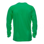 T-shirt technique à manches longues en polyester 135 g/m² MKT Maik couleur vert