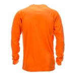 T-shirt technique à manches longues en polyester 135 g/m² MKT Maik couleur orange