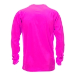 T-shirt technique à manches longues en polyester 135 g/m² MKT Maik couleur rose