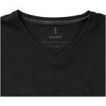 T-shirt publicitaire pour femme en coton bio 200 g/m² Elevate NXT couleur noir vue détail 3