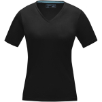 T-shirt publicitaire pour femme en coton bio 200 g/m² Elevate NXT couleur noir deuxième vue frontale