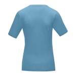 T-shirts publicitaires pour femmes en coton bio 200 g/m² Elevate NXT couleur bleu