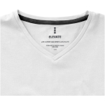 T-shirt publicitaire pour femme en coton bio 200 g/m² Elevate NXT couleur blanc vue détail 3